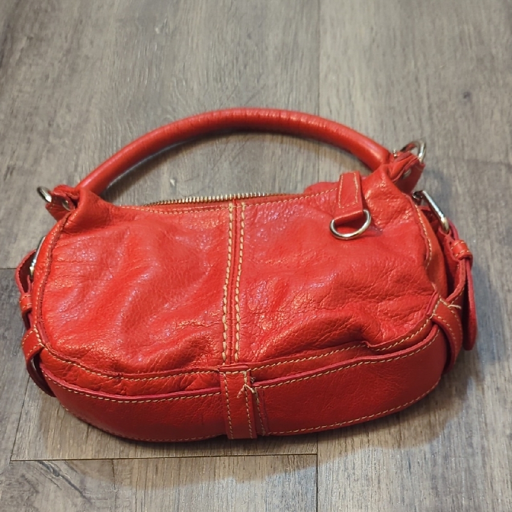 Red Leather Women's Bag - Picture 9 of 9